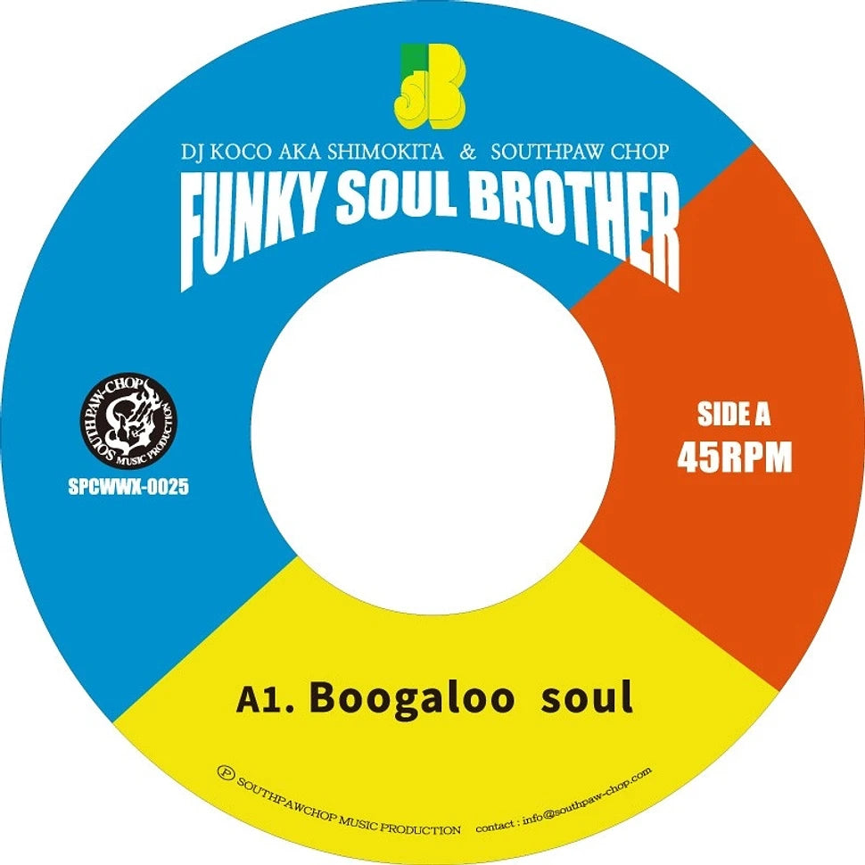 Funky Soul Brother - DJ KOCO aka SHIMOKITA & Southpaw Chop - Side A Label