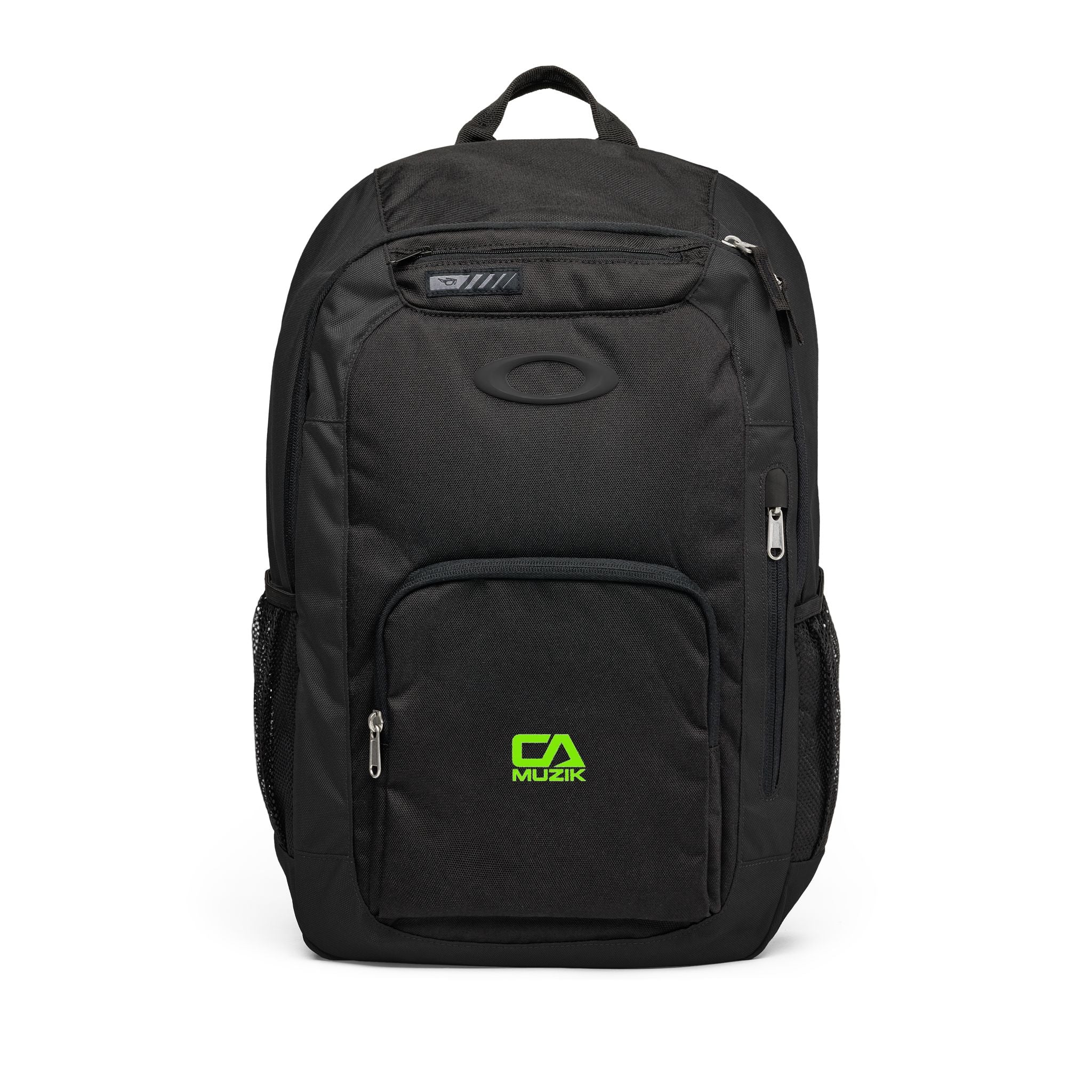 CA Muzik Laptop Backpack-Green Logo
