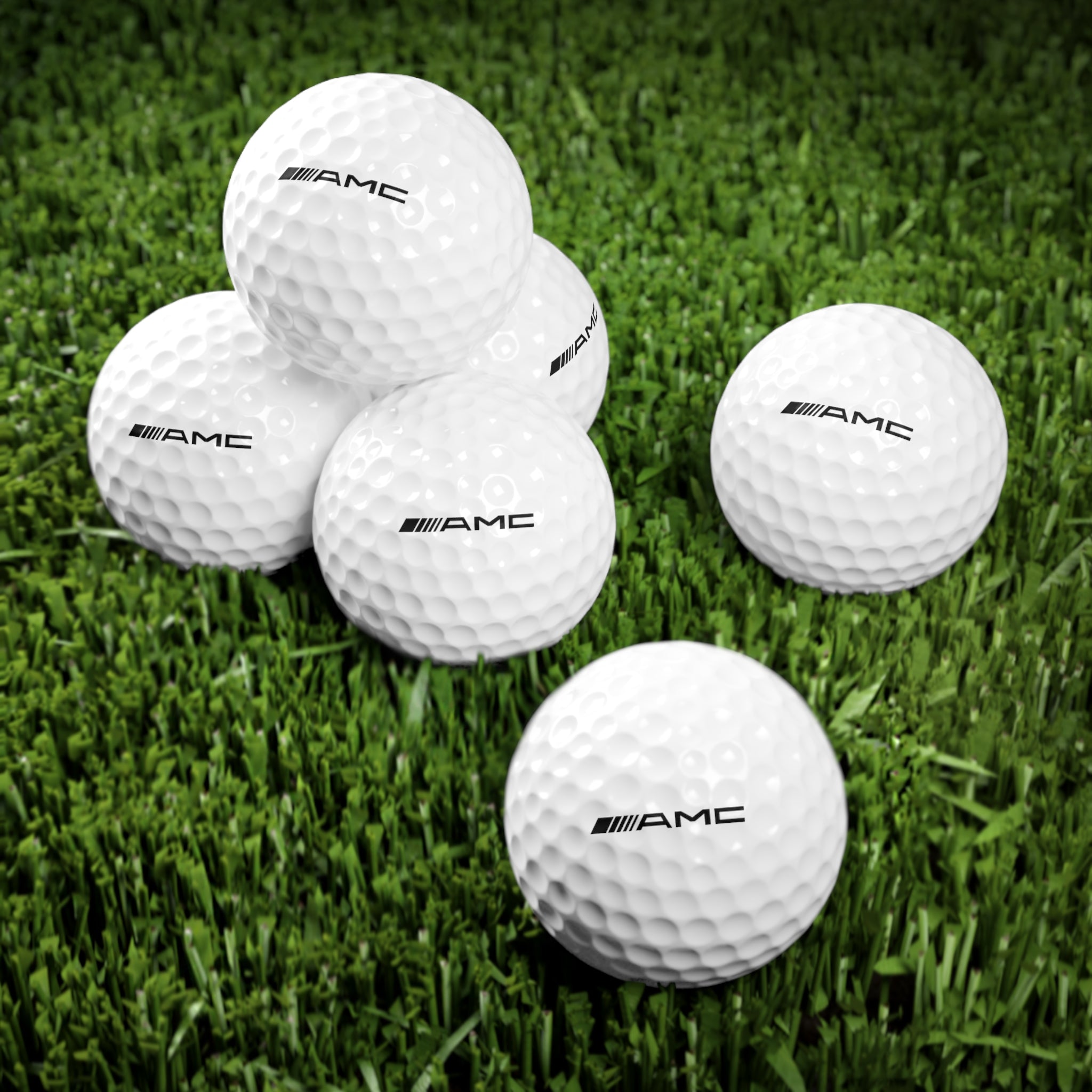 AMC Box Logo Golf Balls, 6pcs