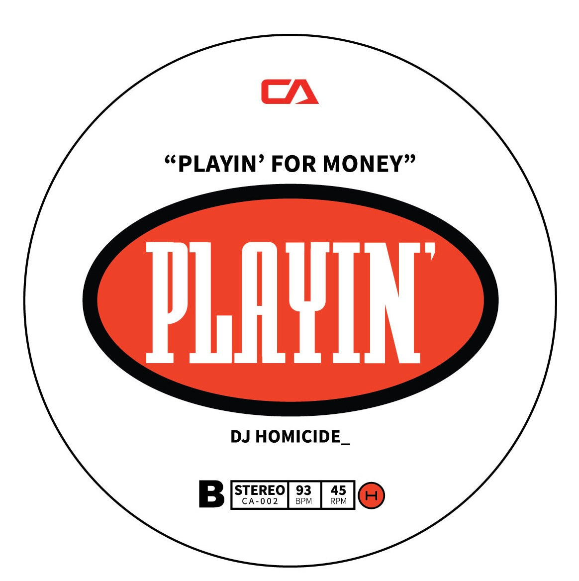 Playin' For Money (Digital Download)