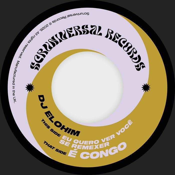 DJ ELOHIM - Bateria Recarregada Edits - Scruniversal Records 7" label Side A