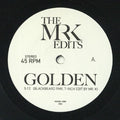 The MR K EDITS - Golden Side A label