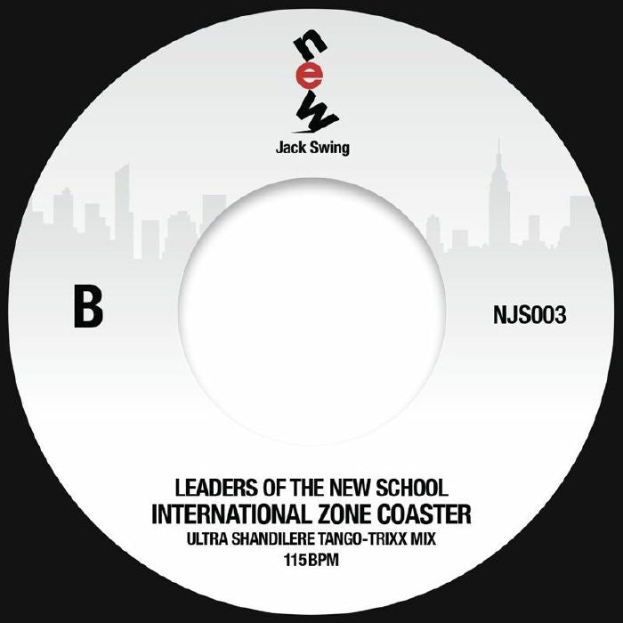 Leaders of the New School - International Zone Coaster Side B Label NJS003