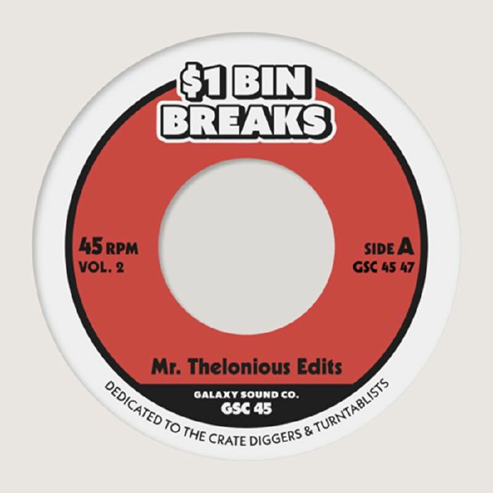 Mr. Thelonious $1 Bin Breaks Vol. 2 - Side A label