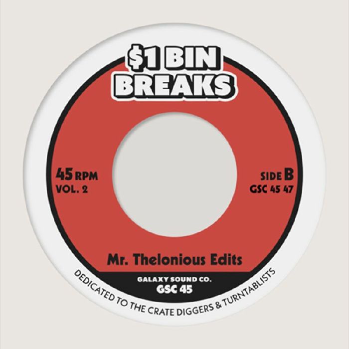 Mr. Thelonious $1 Bin Breaks Vol. 2 - Side B label
