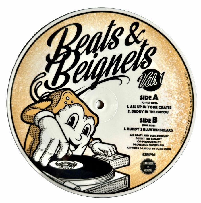 Beats & Beignets Vol 1 7-inch picture disc, side B
