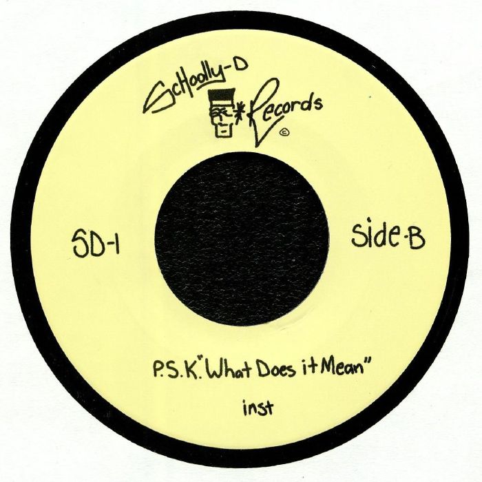 SD-1 Side B - P.S.K. What Does It Mean? (Instrumental)