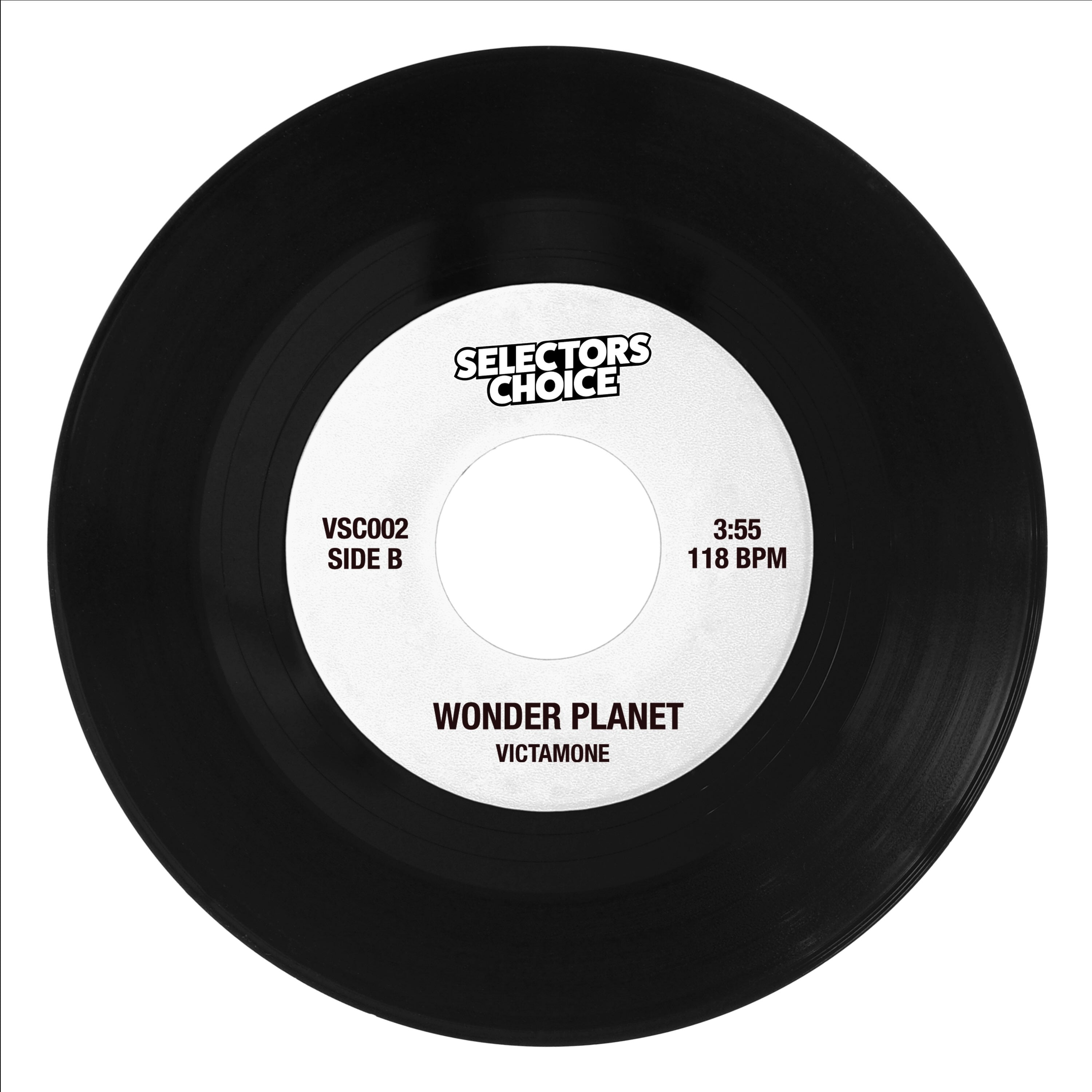 Victamone - Witchoo / Wonder Planet - Side B label