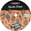 Suckaside – Feels Fine, Treats TRTS-02 side A label