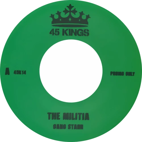 Green 45 Kings label for Above The Clouds