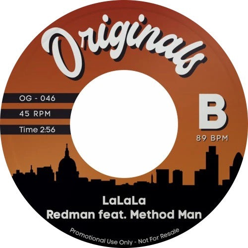 Originals OG-046 Side B - LaLaLa Redman feat Method Man 45RPM