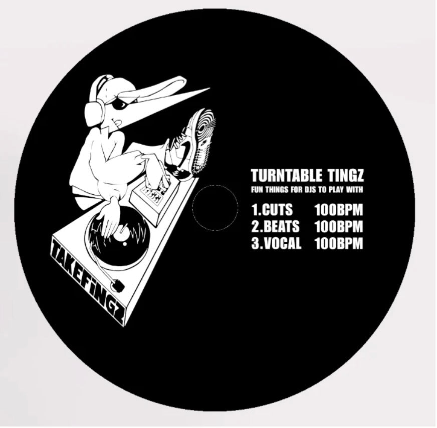 Turntable Tingz Vol 1 - Side A Label