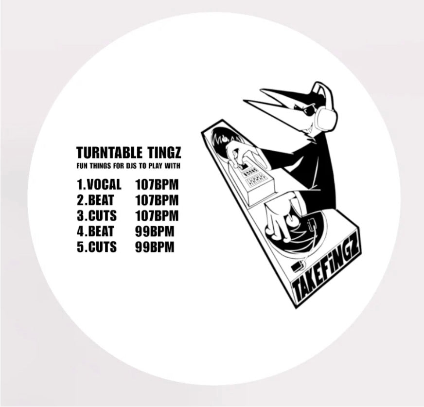 Turntable Tingz Vol 1 - Side B Label