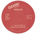 Diesler Can You Feel It red GAMM 7-inch vinyl label