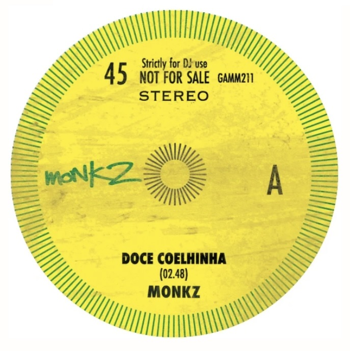 GAMM211 label for MONKZ Doce Coelhinha, A-side