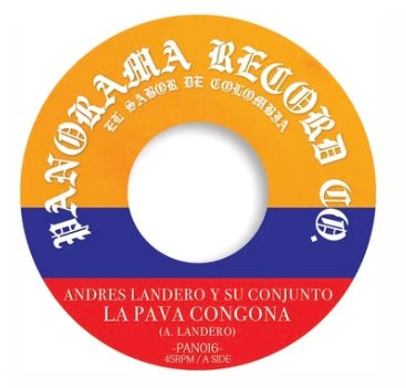 PAN016 label for Andres Landero Y Su Conjunto La Papaya Congona, A-side