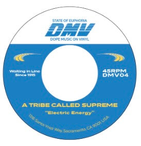 DMV004 A-side label featuring Biggie Browne Funkin' Bullshit