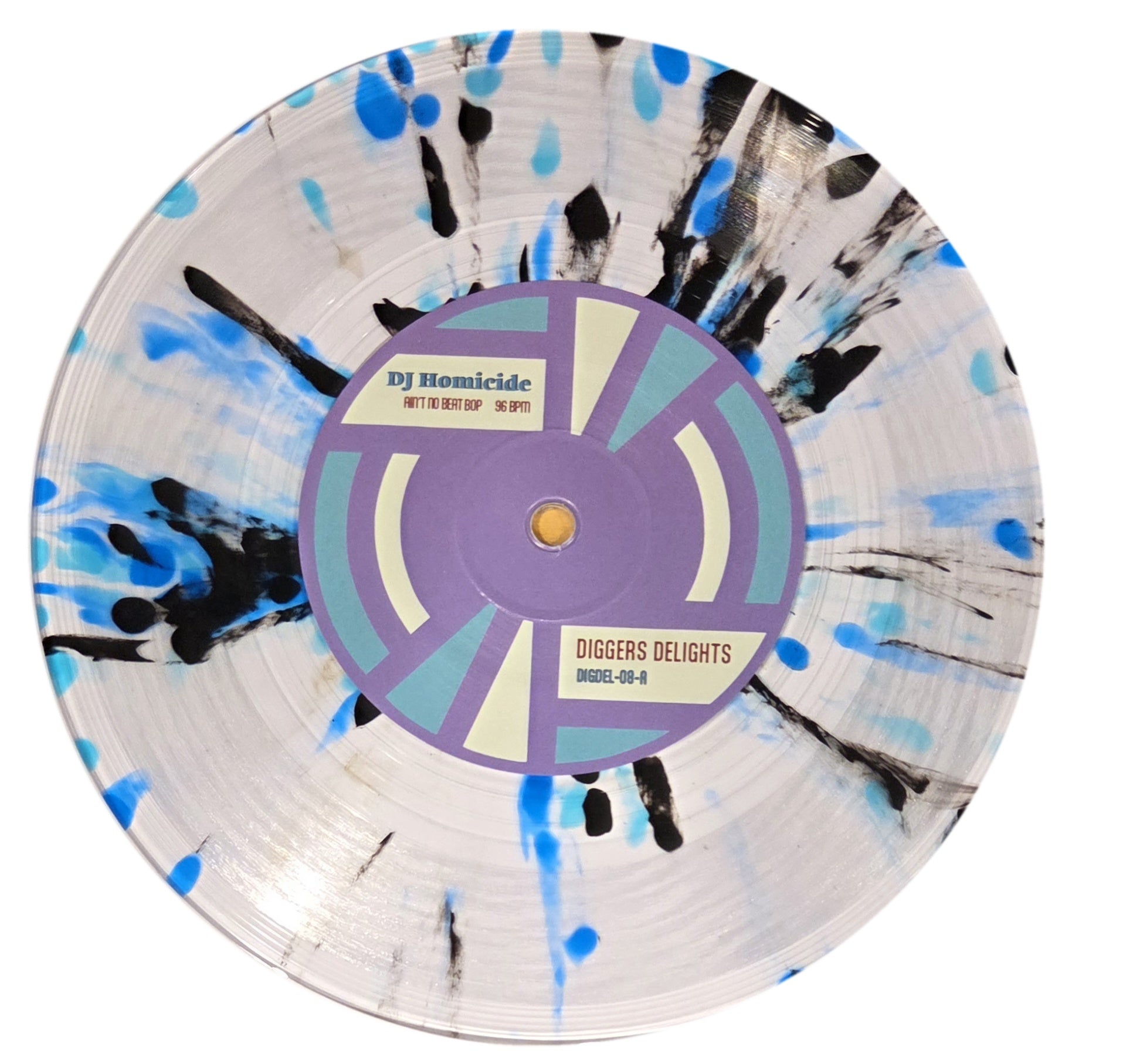 DJ Homicide / J.Diggns DIGDEL-08 Side A Splatter 7"