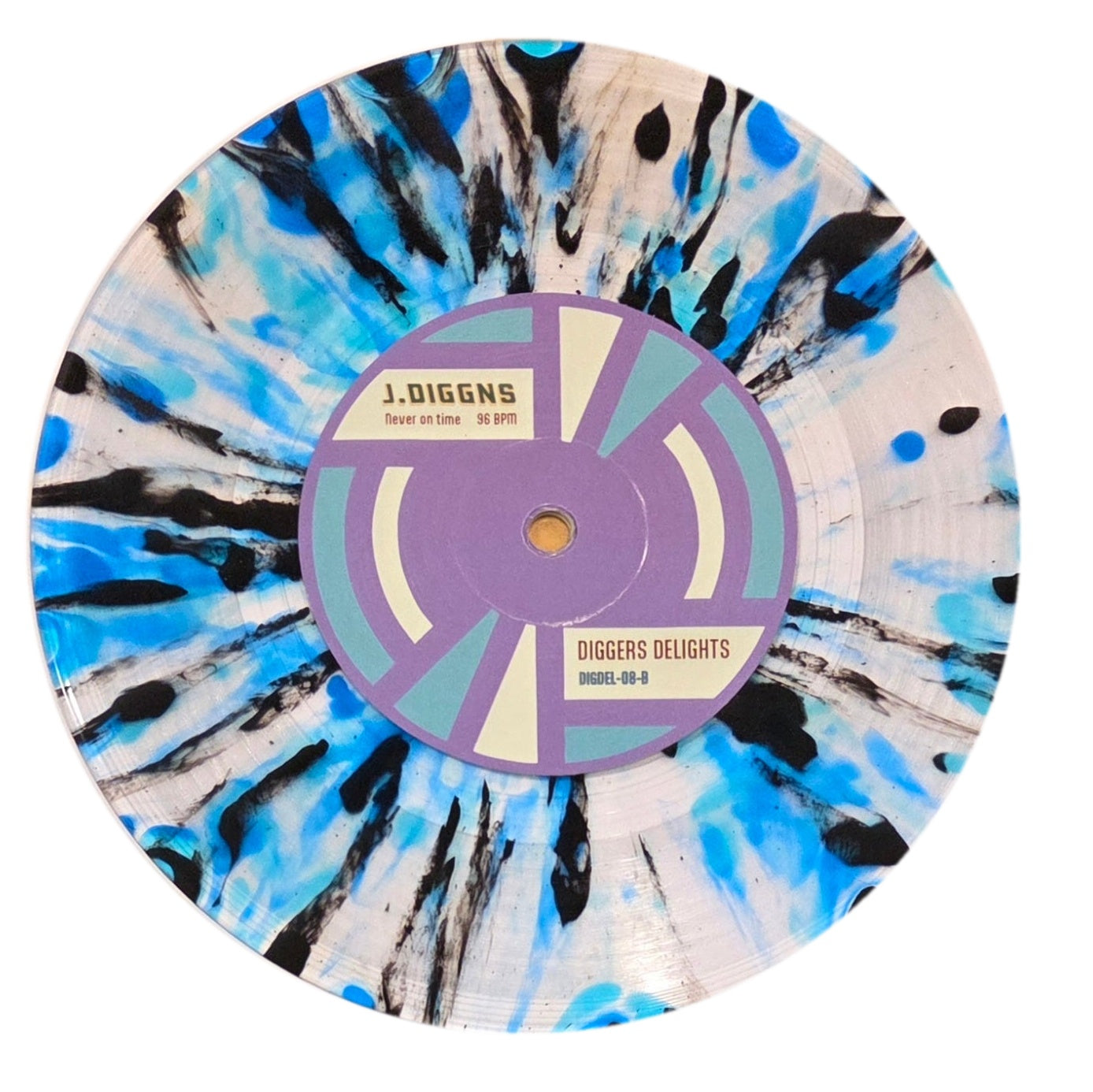 DJ Homicide / J.Diggns DIGDEL-08 Side B Splatter 7"