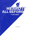 P-SOL Heard It All Before - Blue Label Cover Art